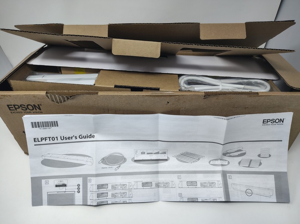 Epson Finger Touch Unit Interactive Module w/ Box & Cable ELPFT01 NEW