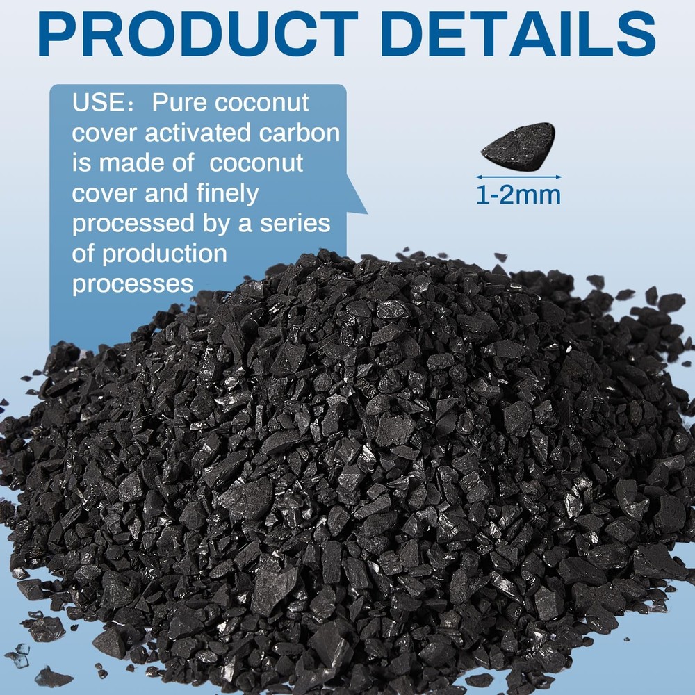 Bulk Water Air Filter Activated Charcoal Coconut Hull Granular Activated Carb...