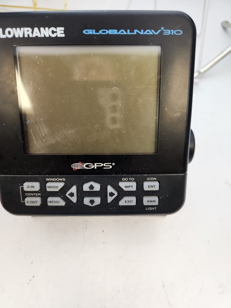 Lowrance GlobalNav 310 GPS Navigation System Pulled Working from Boat