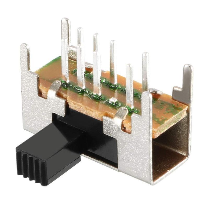 30Pcs/1Set Slide Switch DP3T 2P3T 8 Terminals PCB Panel Latching Toggle Switch