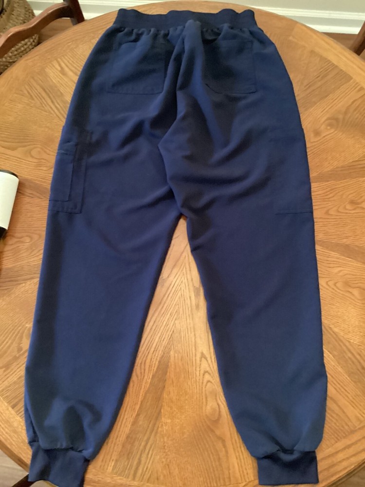 White Cross Womens Scrub Set, Blue, Size M