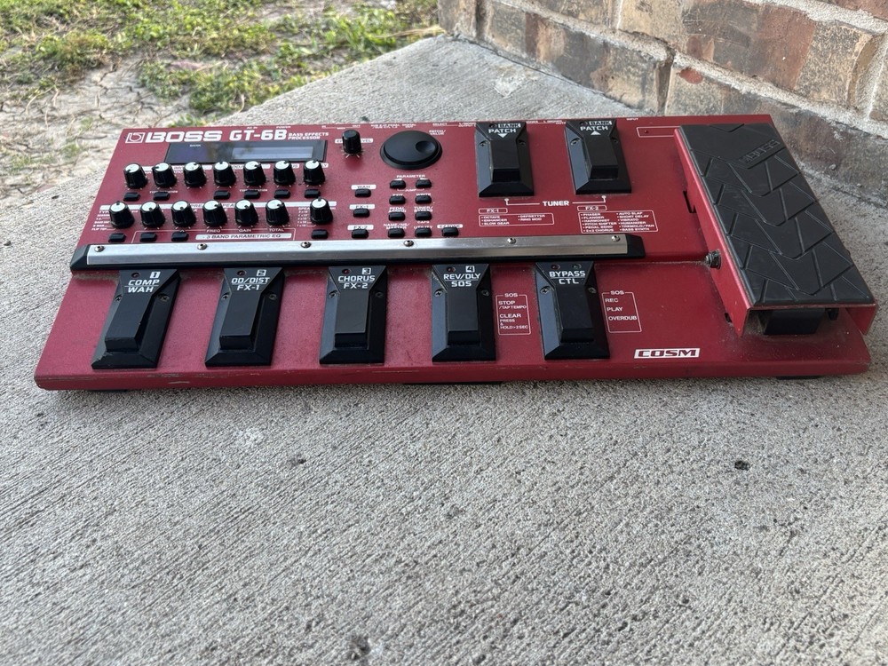 ⭐️Boss GT-6B BOSS Bass Multi-Effects Processor⭐️Working Please Read⭐️