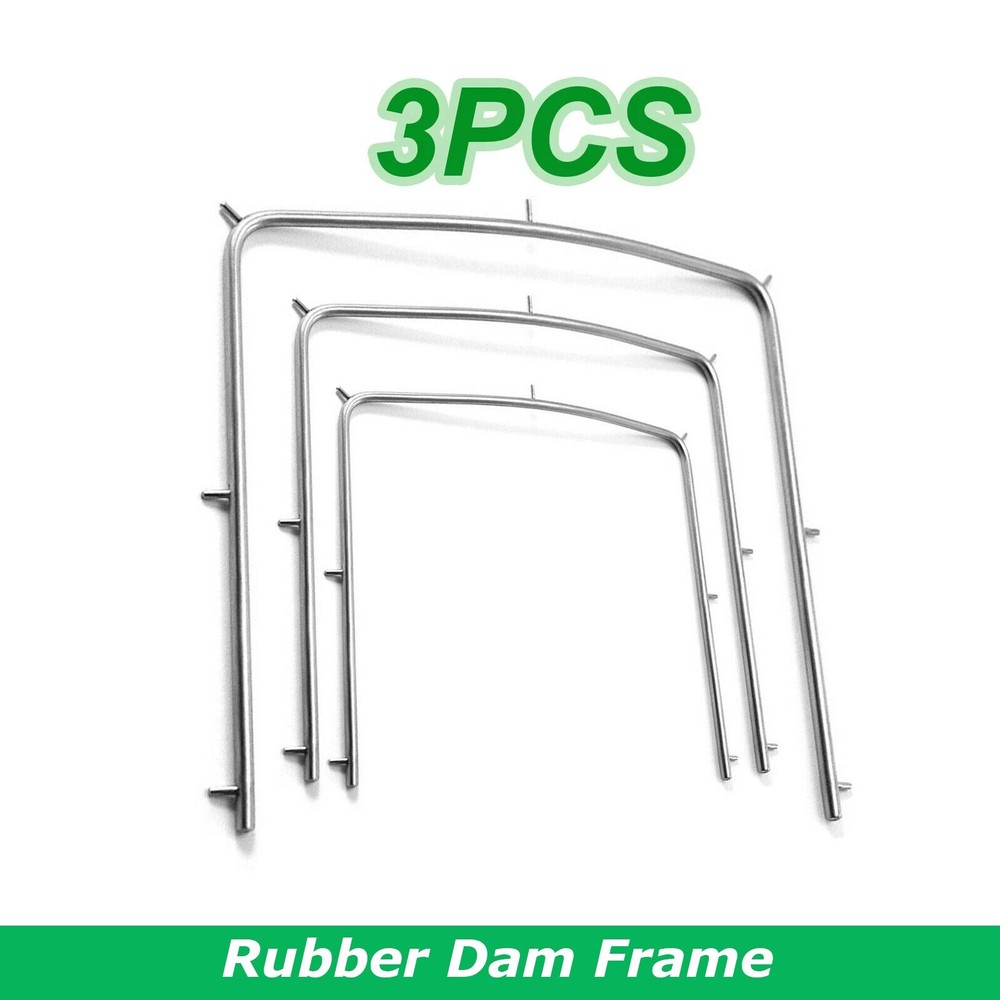 Rubber Dam Frame for Framing Dental Dam, Endodontics Sizes Small, Medium, Large