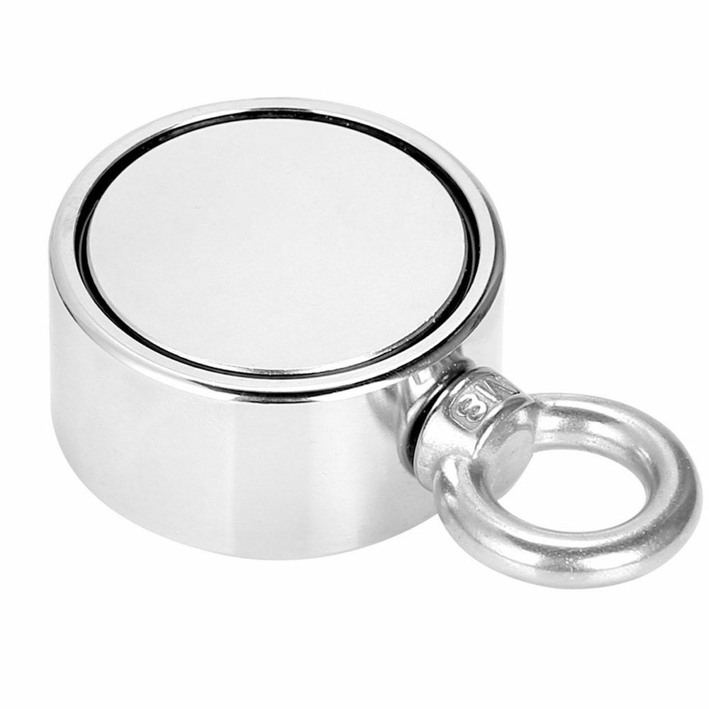 Pulling Force 400lbs Round Double Sided Super Strong Neodymium Fishing Magnet