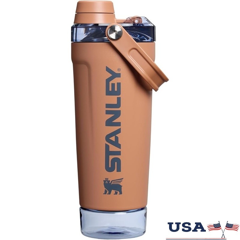 Leakproof Shaker Bottle Double Wall Insulation Fast Flow Spout Portable Design