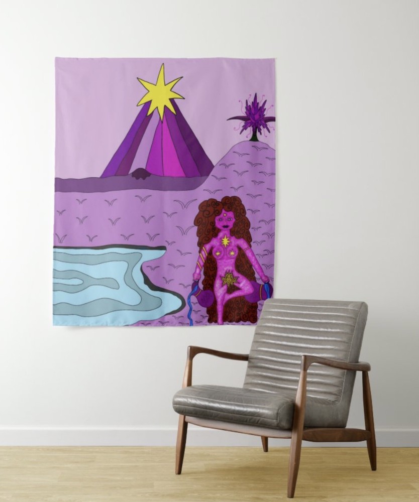 tapestry wall hanging - The Star Tarot