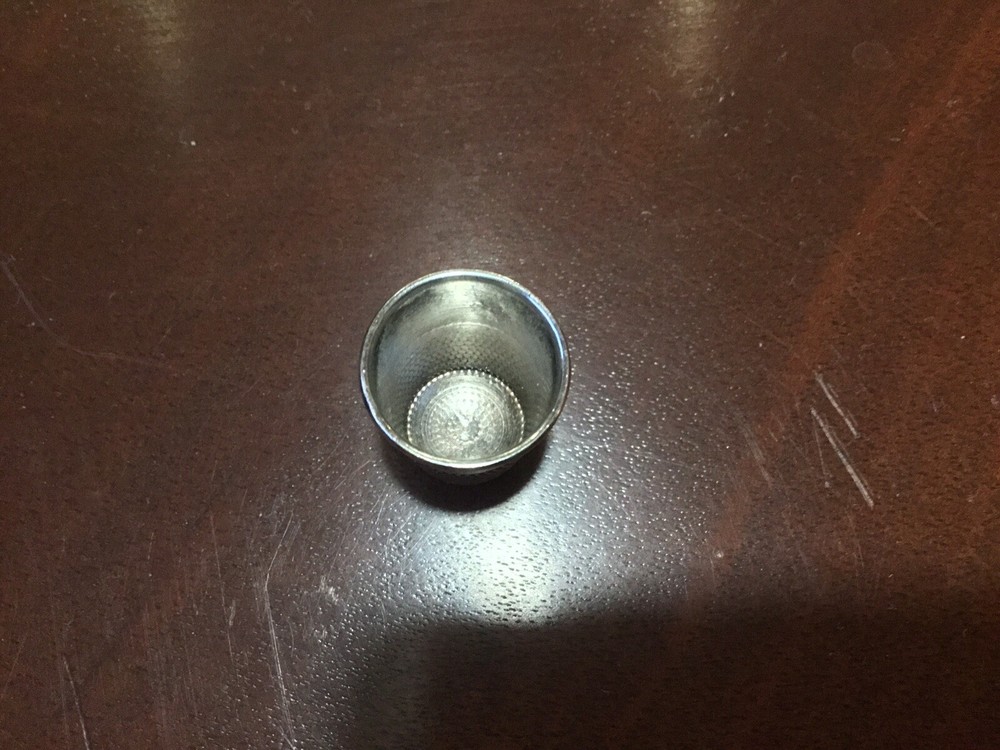 Vintage Sterling Silver Thimble Size #10