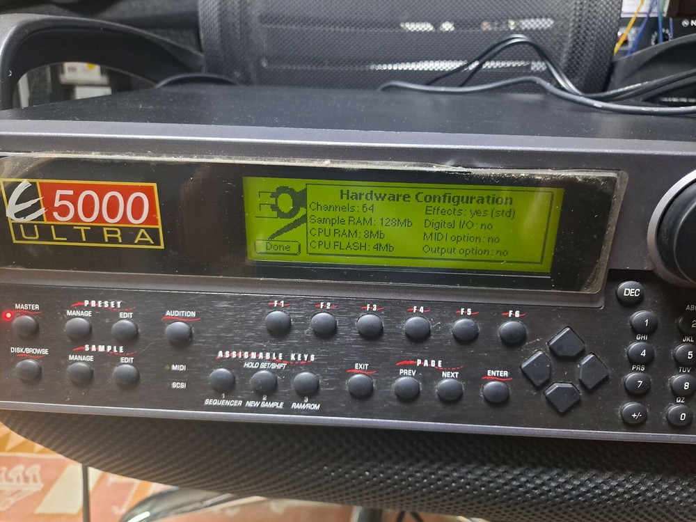 E-MU  e5000 ultra  sampler worldwide shipping
