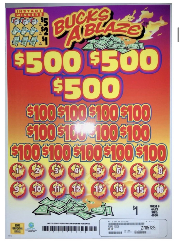 Pull Tabs Cash Board Game