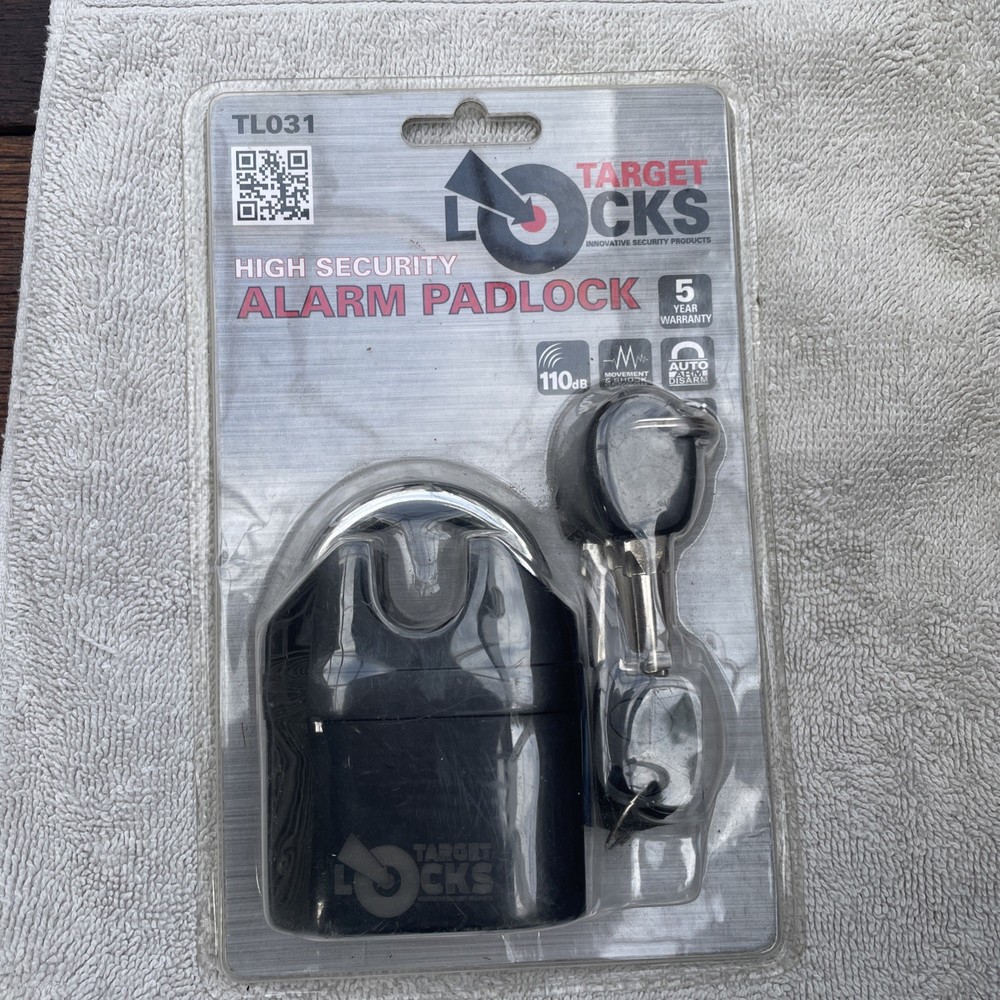 Target Locks Motorcycle  Alarm Lock Padlock