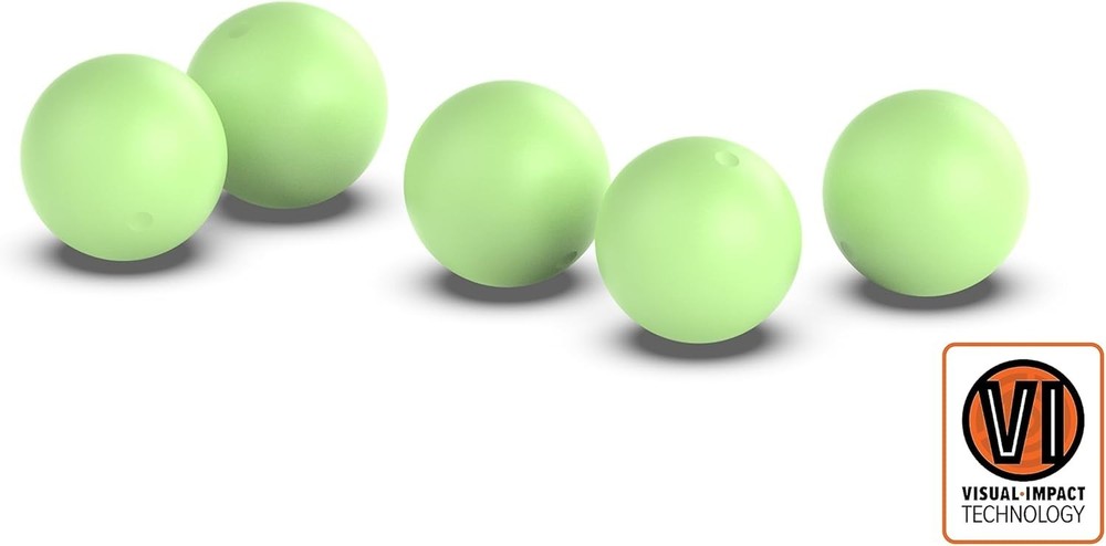 0.68 Caliber Eco-Friendly Projectile Rounds with Visual Impact Technology
