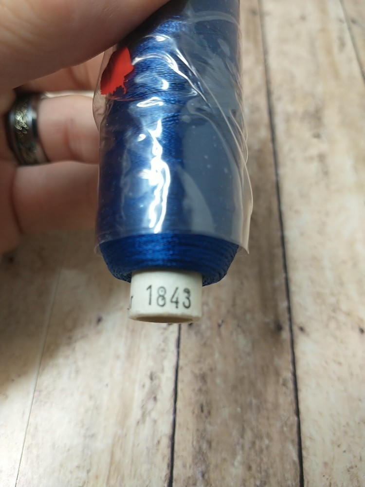 Madeira Polyneon 1000m Embroidery Thread Color 1843 Blue