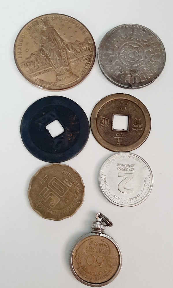 mixed foreign coin lot