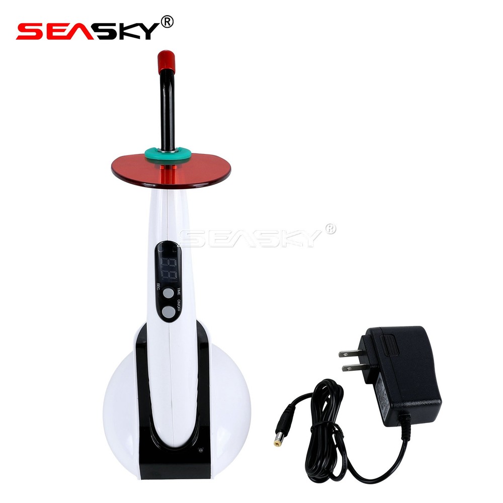 Dental Curing Light LED Resin Cure Lamp 1500mw/cm² 1 Second Curing Light