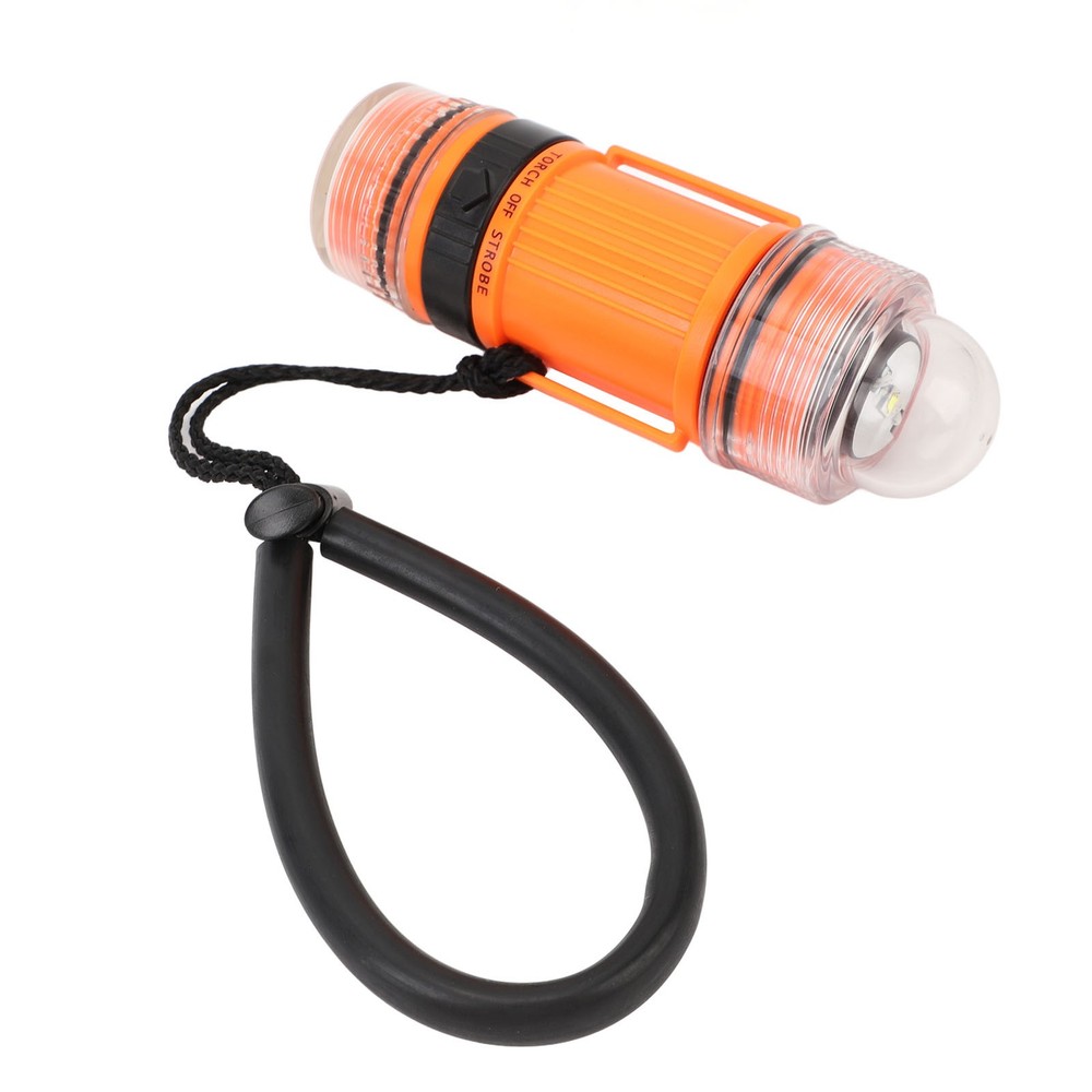 Waterproof Dive Strobe Flashlight High Brightness LED For Underwater Advent RAVV