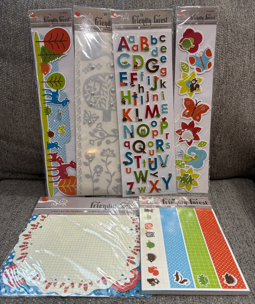 Colorbok Bundle ** Friendly Forest ** (see description for details)