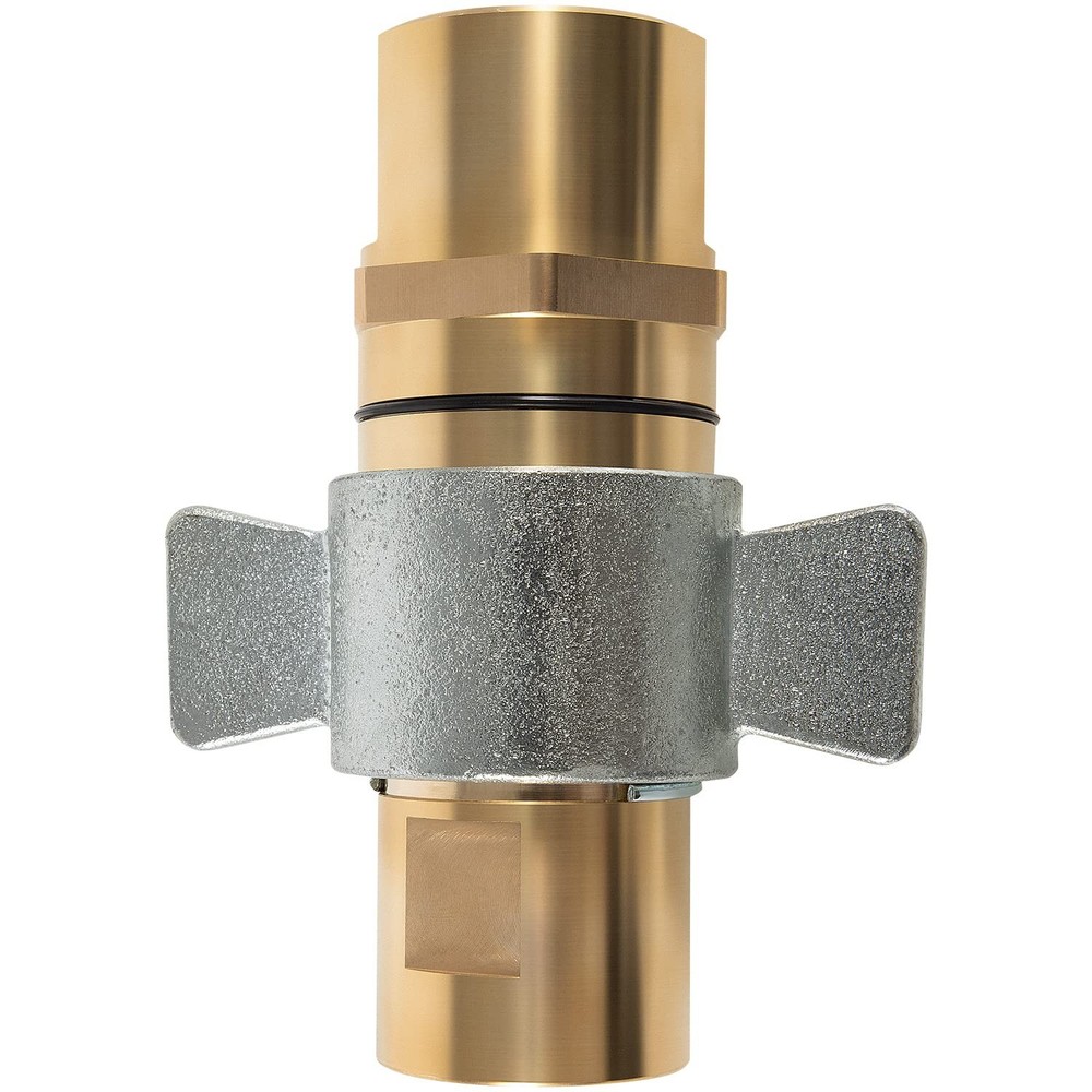 1-1/2" NPT Wet-Line Wing Nut Hydraulic Quick Disconnect Coupler / Coupling Set