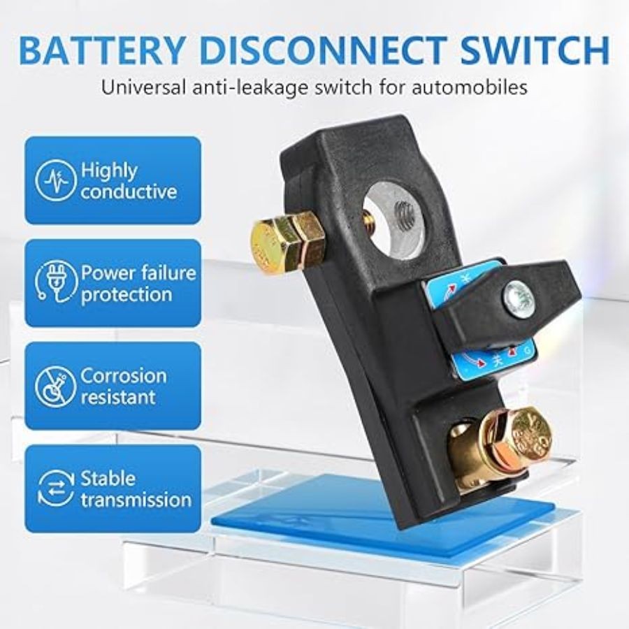 Heavy Duty Shut Off Switch, High Current Master Power Cut Isolator Kill Switch,