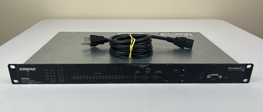 Shure DFR22 Audio Processor with Feedback Reduction Soundplex Signal Processing