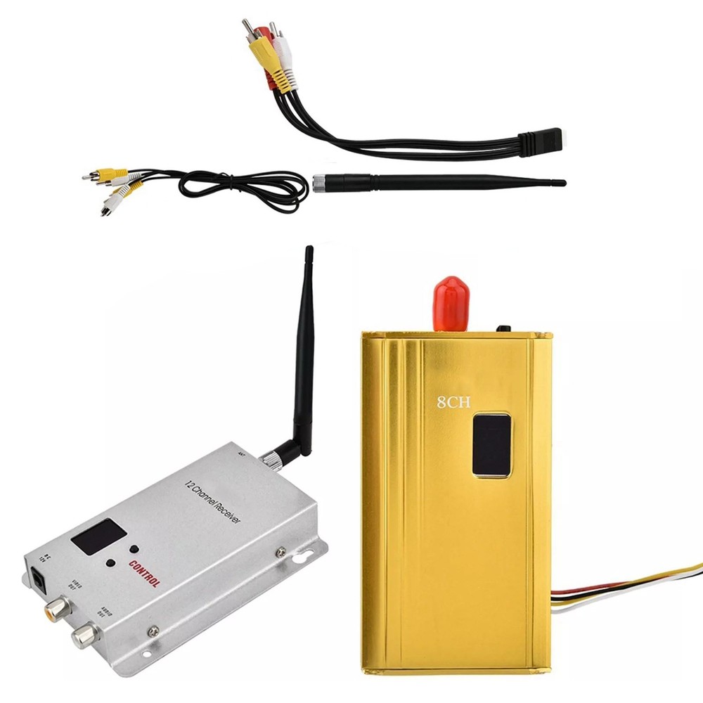 CCTV Audio/Video Transmitter-Receiver 1200M Range Transmission Wide Coverage