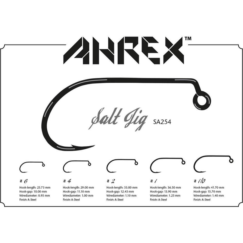 Ahrex SA254 Salt Jig Hooks