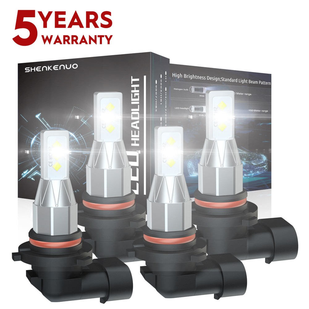 Front LED Headlight Bulbs For 2004-2012 Chevy Colorado GMC Canyon High &Low Qty4