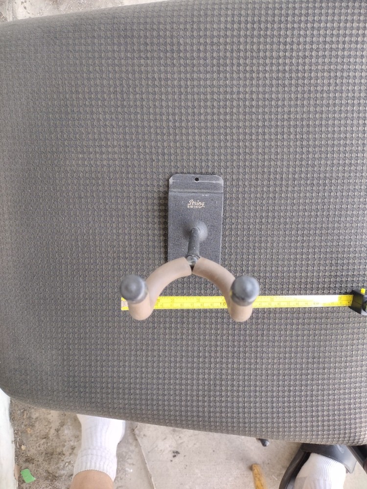 STRING SWING GUITAR HANGER FOR SLAT BOARD HOME or STUDIO DISPLAY 4"