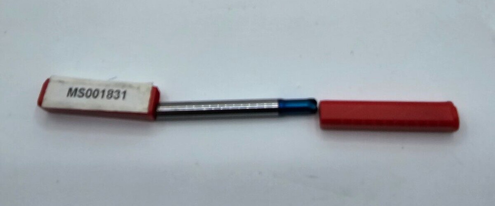 Accupro Corner Radius End Mill 1/4" Dia, 0.0625" 4FL Solid Carbide 87632311