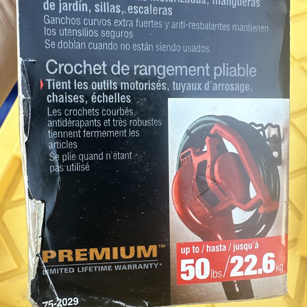 Stanley Folding Storage Hook 75-2029 50 lb Capacity 2003 NOS