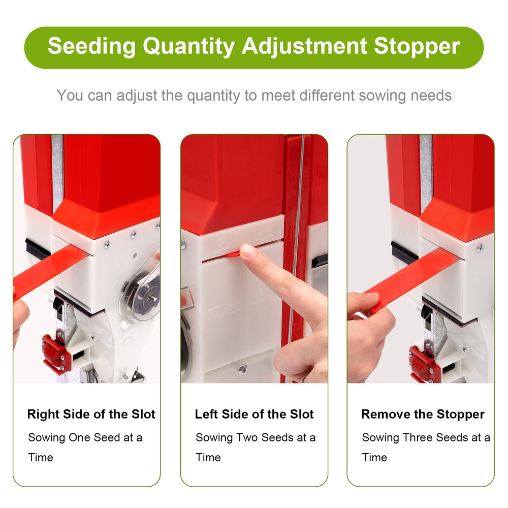 Seed Fertilizer Spreader Household Seeding Machine Manual HandHeld Applicator