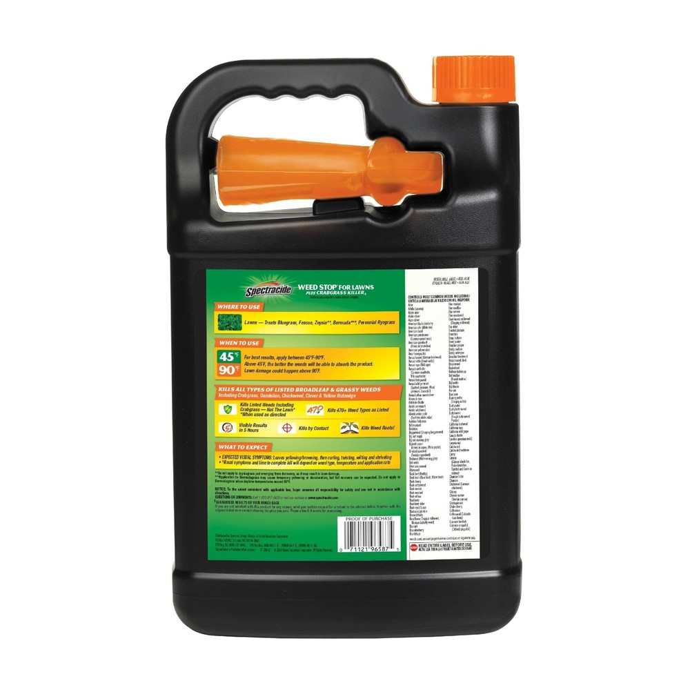 128 oz Weed Stop for Lawns + Crabgrass Killer – Ready-to-Use Formula