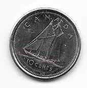 Canada 1952-2002 10 cent  Dime Beautiful Coin