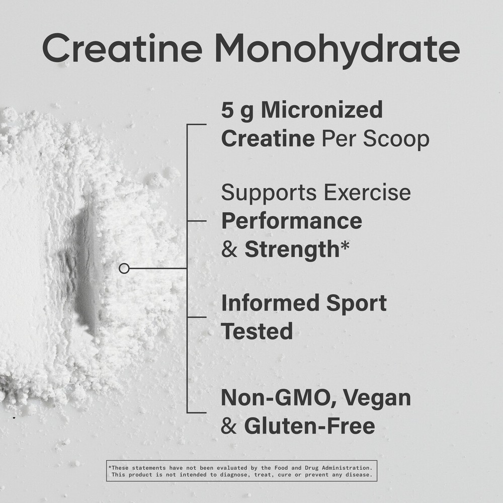 Creatine Monohydrate - Gain Lean Muscle, Improve Performance and Strength (500g)