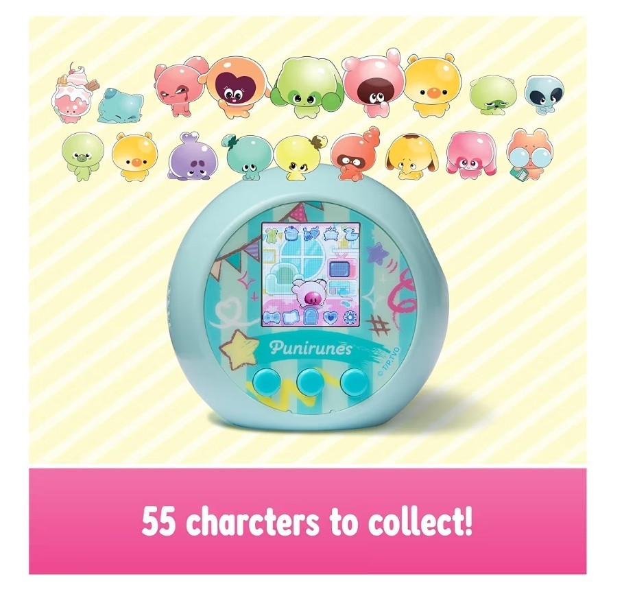 Punirunes, Interactive Digital Toy with 55 Squishy Characters