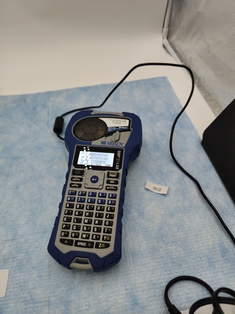BMP 21 lab label printer Working Tested
