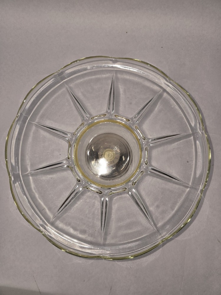 Duchin Sterling Weighted Yellow Cake Plate