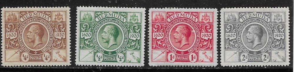 BERMUDA      SC71-79        SG68-76              MINT LIGHTLY HINGED