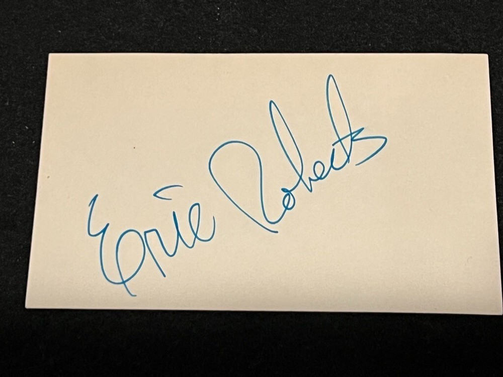 Eric Roberts Hand Signed Cut Index Card 3x5