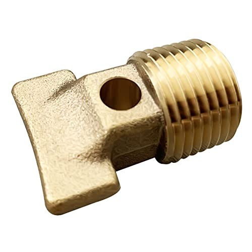 Plug Fittings, Boat Garboard Drain Plug - 1/2" NPT Thread,Solid Brass Drain