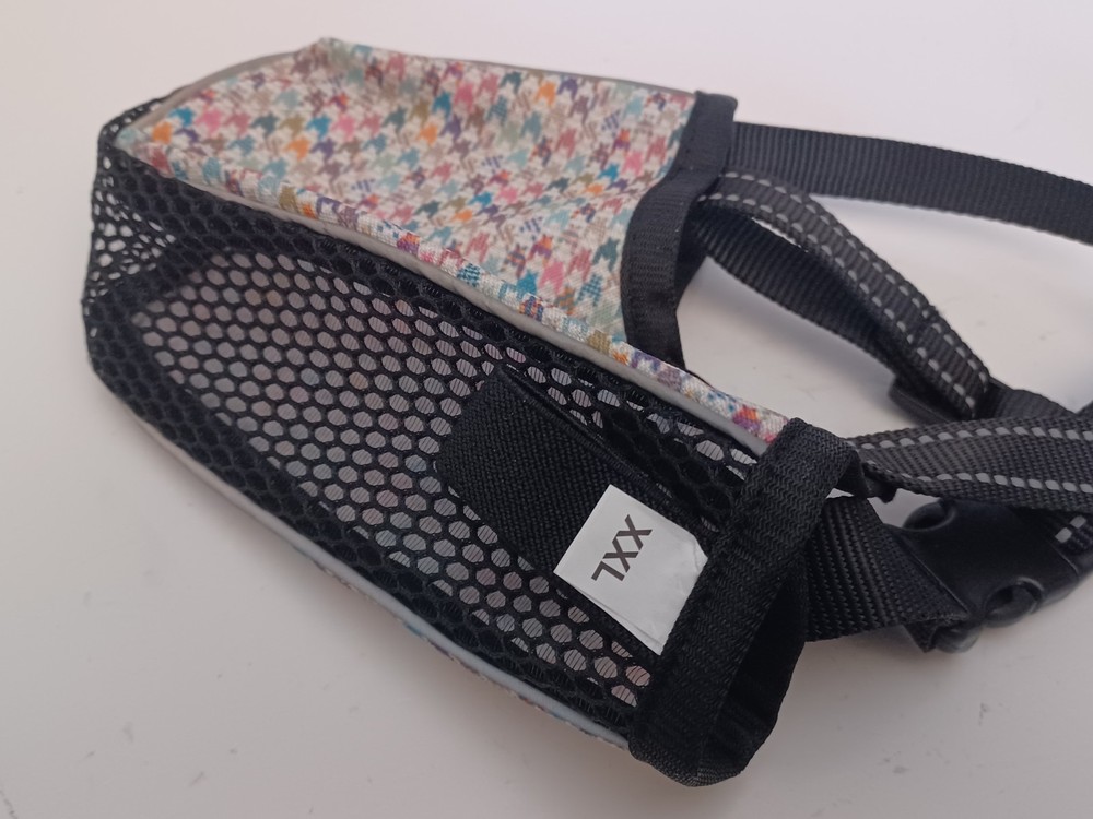 Soft Dog Muzzle XXL Colorful/Multicolored