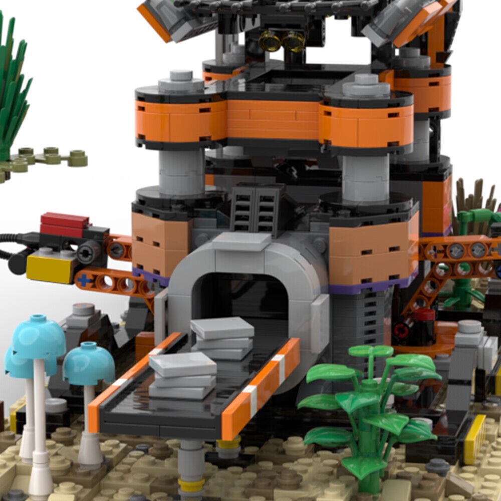 Modular Building Blocks Set for Satisfactory Constructor MOC Bricks Toys Gift