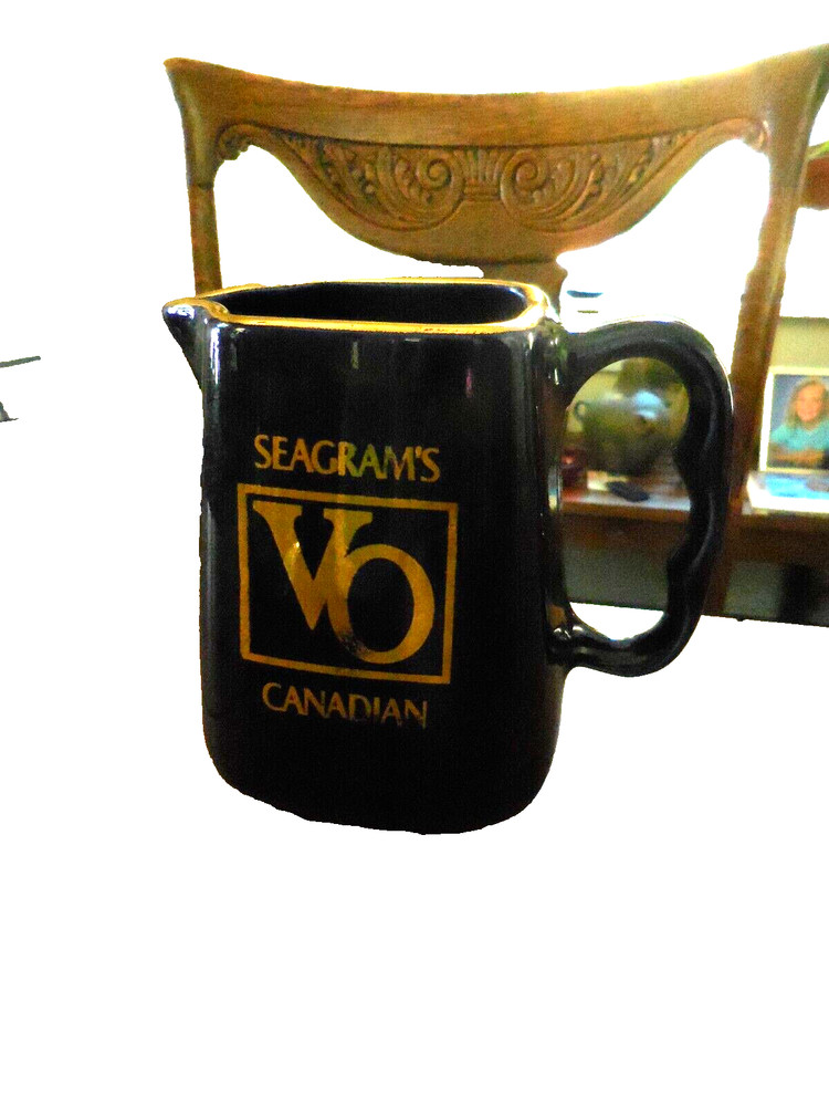 Seagram's VO ceramic Bar Water Pitcher