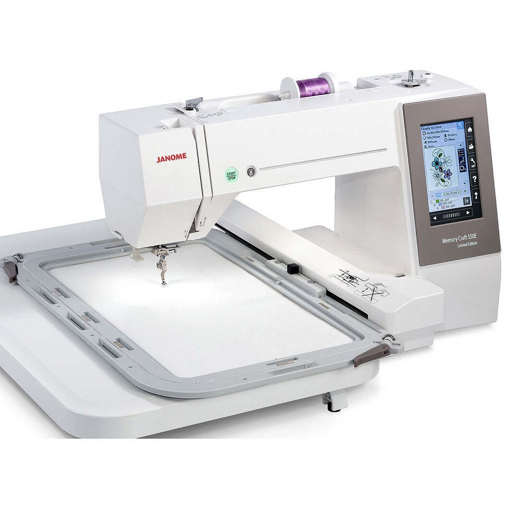 Janome Memory Craft 550E Limited Edition Embroidery Machine