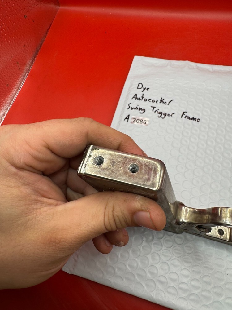 Dye Autococker Swing Trigger Frame Silver