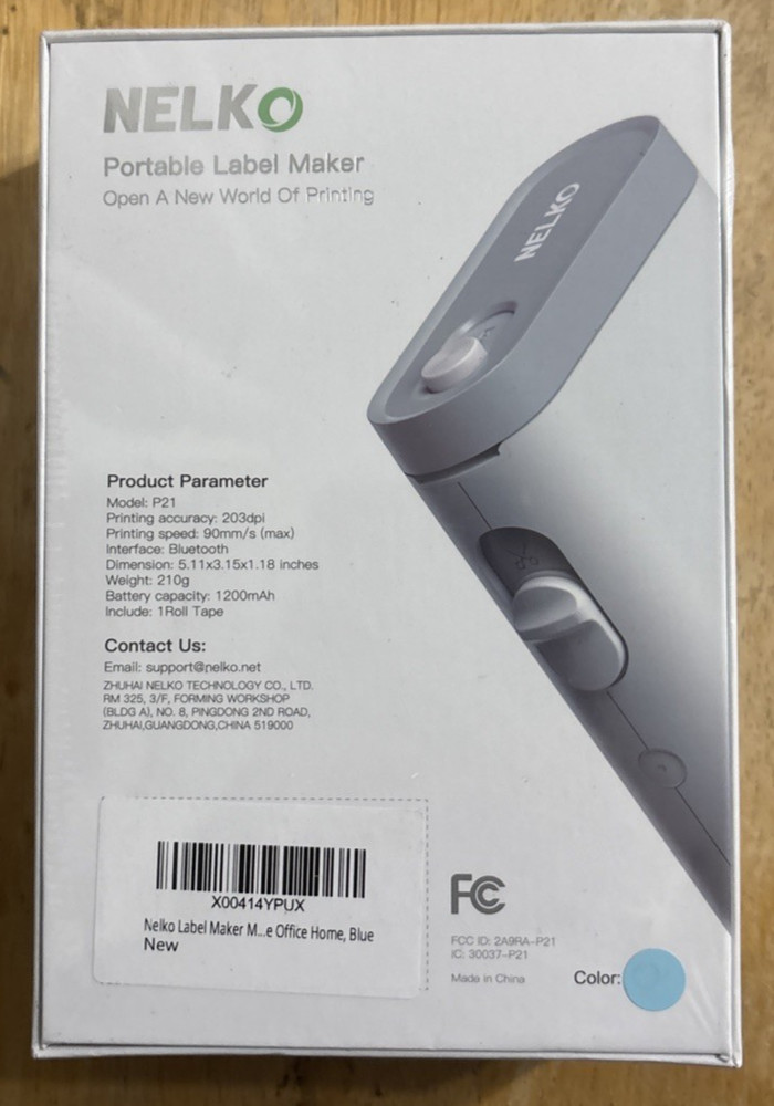 NELKO Portable Label Maker Machine... FREE S&H!