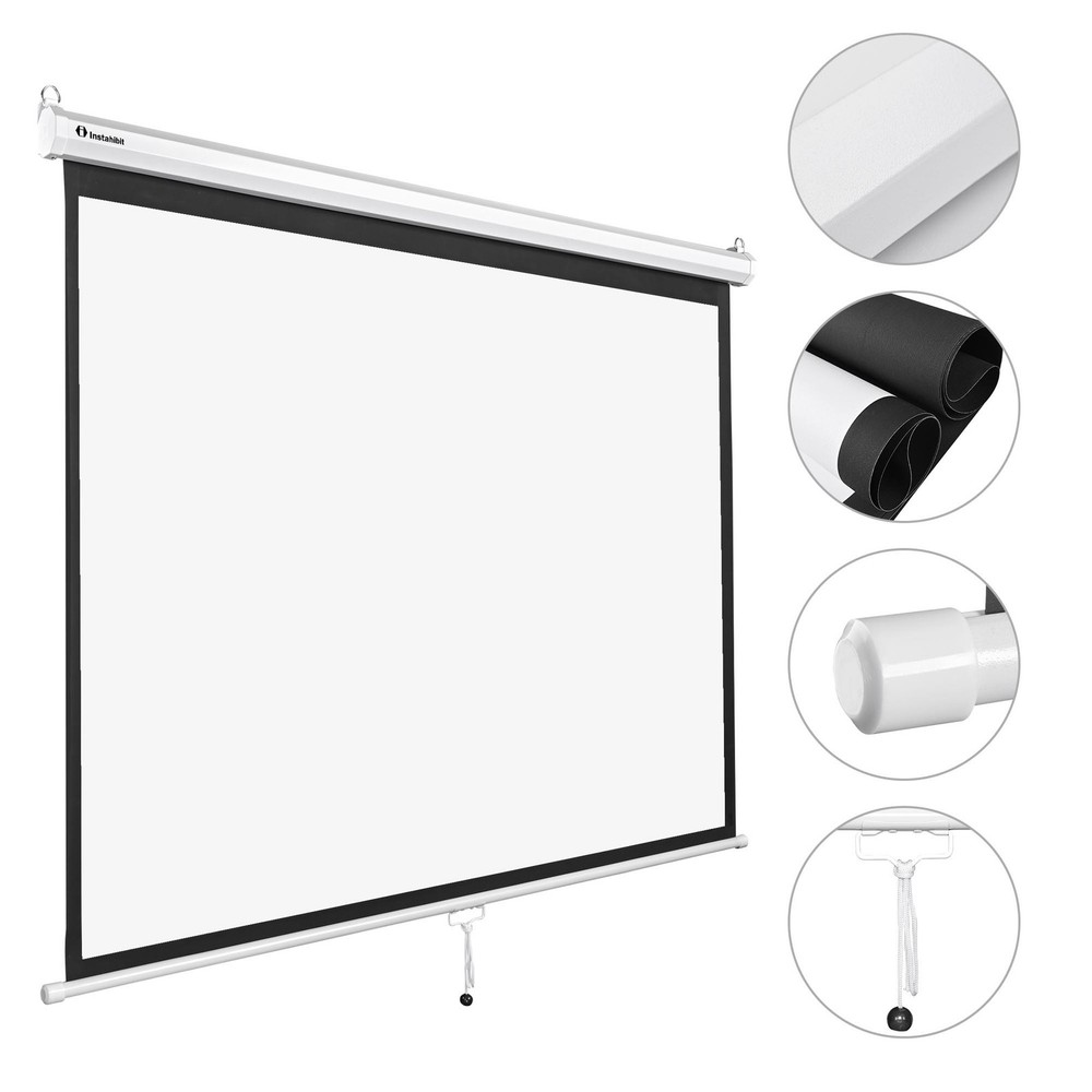72in Diagonal Manual Projector Screen