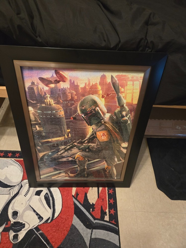 boba fett puzzle picture frame