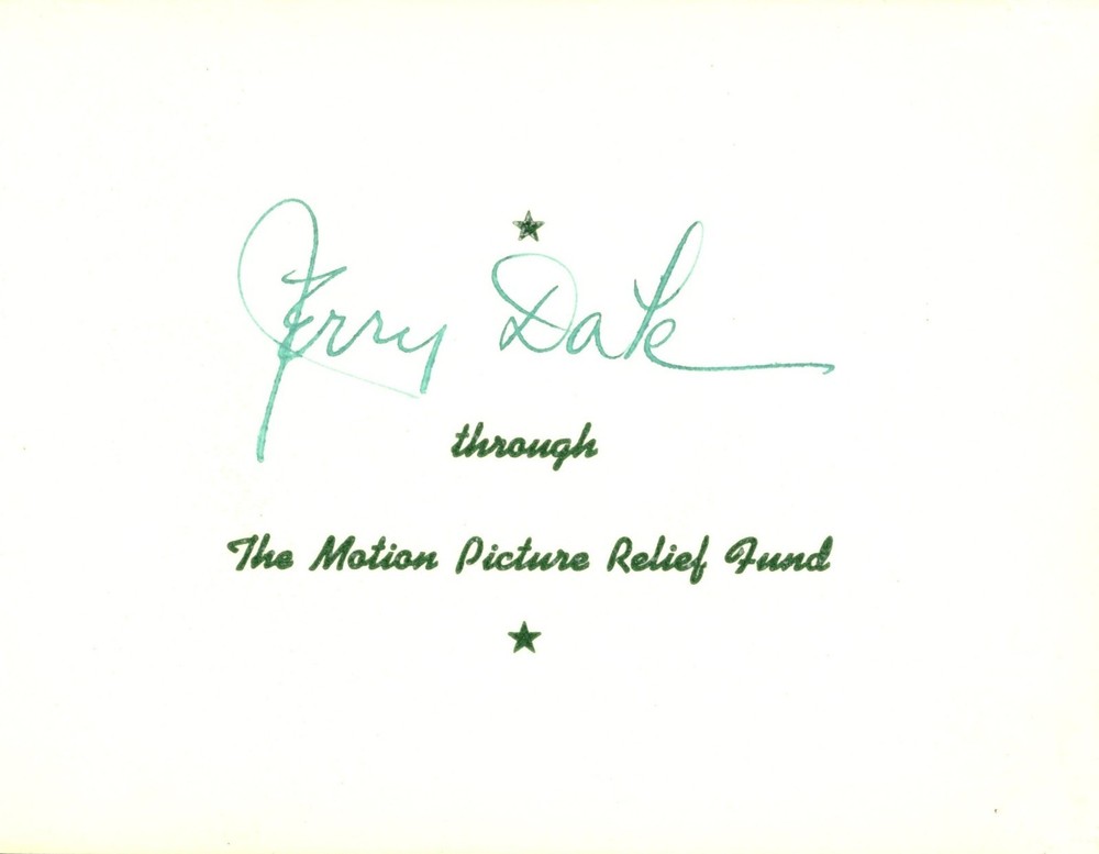 Jerry Dale (?) Signed Christmas