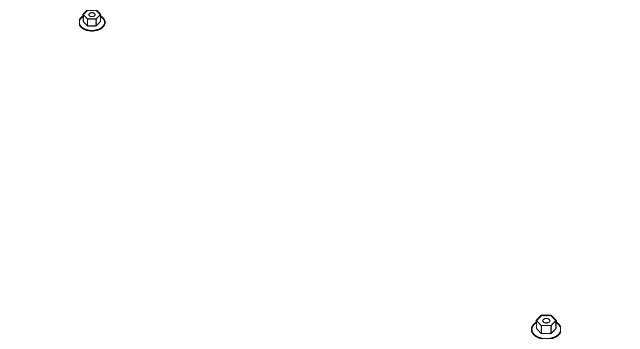 Genuine Ford Upper Support Nut W710660-S441