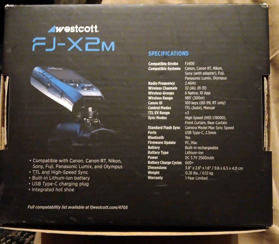Westcott FJ-X2m Wireless Flash Trigger